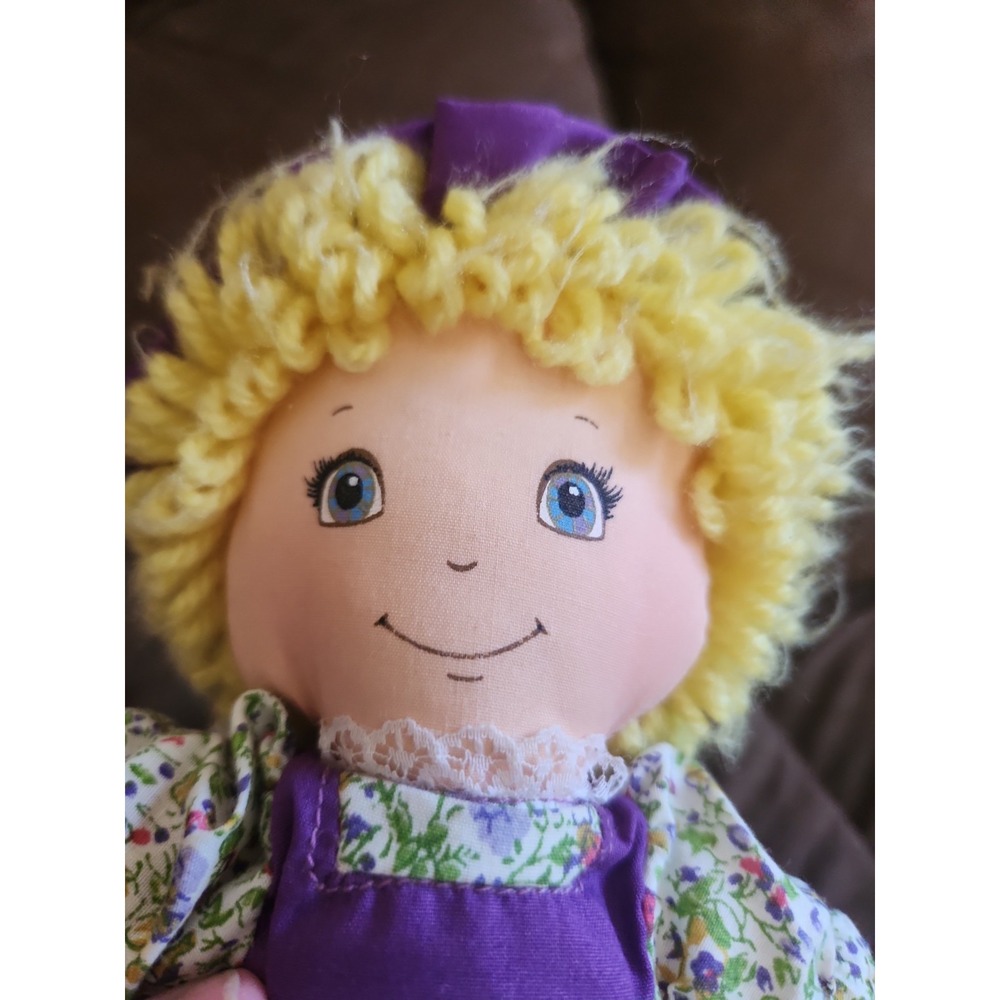 Vintage 1980 AmToy American Greeting Peanut Butter Jelly Soft Rag Dolls Set Read - Picture 13 of 16